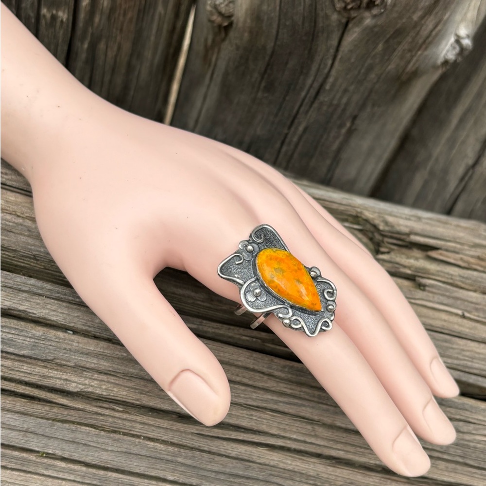 Bumblebee Jasper Ring - image 6